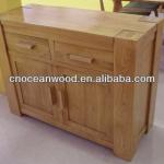 Solid Oak Sideboard with Chunky Leg