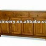 pine wood buffet