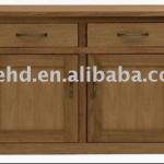 (W-CB-395) natural color oak wood sideboard