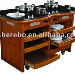 buffet trolley with induction cooker G-FT0084