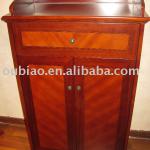 antique euro-style wooden dining cabinet