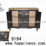 Antique Leather Sideboard-9194