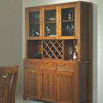 High quality Chinese antique living room sideboard and wine cabinet with two doors 8Y001