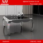 Post-modern black/ white marble living room sideboard HG34