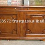 2 Door Plain Buffet Mahogany Indoor Furniture