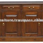 SB 404 PN Mahogany 4 Door 4 Drawer Furniture Sideboard