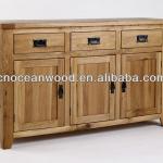 3 drawers v3 doors solid oak sideboard(Dining room furniture