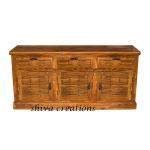 Indian Wood Sideboard