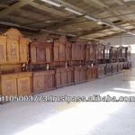 Antique French furniture full container stock lot, age 1880-1940,