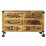 Industrial Rough Swan Timber Sideboard