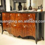 classical veneer top antique buffet cabinet, Chinese wooden dining room furniture, classical wooden buffet cabinet 630#