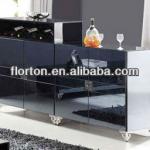 Latest wooden furniture design modern unique sideboard with mirror(SB101055#)