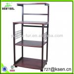 4 Tiers Movable Steel Microwave Cart/Microwave Oven Rack YSF-8070