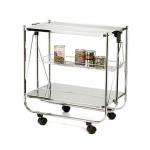 2 Tier Foldable Kitchen Trolley