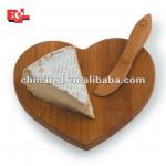 Wedding Favors Gifts Bamboo Heart Shape Cheese Cutting Board-GYP430
