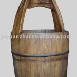 Antique furniture-Bucket with hoop