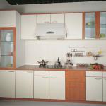 Cheap white kitchen cabinet for small kitchen-