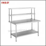Commercial Stainless Steel Kitchen Hotel Table(INEO are professional on commercial kitchen project)-SS18-06-1200