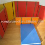 Fashionable colors melamine groove mdf for wall display-RT-M02
