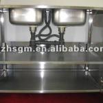 prefab stainless steel kitchen cabinet/modern metal kitchen furniture/kitchen carcase cabinet stainless