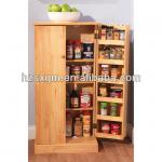 Natural Wood Shelf Pine Wood Utility Kitchen Pantry