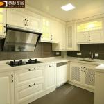 Country Style Kitchen Cabinet with white color and lovely hanle---ES0034