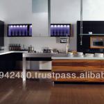2014 new arrival 2 pac / piano / metalic finish painting/ laminate / MDF/ Melamine Kitchen Cabinet