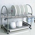 desktop staineless steel kitchen plate rack