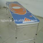 8ft Light Adjustable Foldable Alloy Beer Pong Table-GRT-Q230