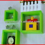 Wooden wall Cube Shelf