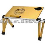 Adjustable laptop desk / computer folding table / laptop folding table with USB cooling fan