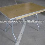 Russia Birchwood Banquet Folding table for sale-AX- BANQUET 4&#39; BIRCH U- ALU