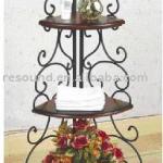 Wrought Iron Corner Etagere-