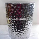 Aluminium storage Stool,Hammered Stool, Aluminium Stool