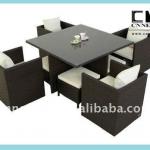 garden outdoor rattan wicker cube dining room furniture sets