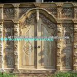 Teak Gebyok Ethnic Style, Full Door Model Javanesse Carving.