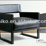 North European Style top grain italian leather Leisure Chair
