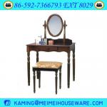 Bedroom wooden make up vanity