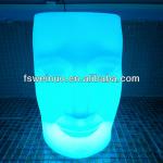 LED people face chair/table /LED furniture 2014