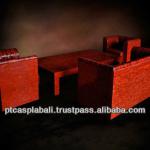 furniture sofa luxury by red coral handmade mosaic inlay