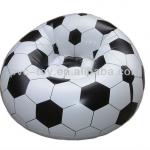 pvc inflatable football shape sofa for outdoor