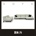 white modular sofa corner