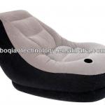 pvc flocked inflatable lazy sofa set/inflatable pvc sofa/ inflatable round sofa