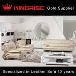 Chinese Good Quality Updated Design Italy Leather Sofa-D6033