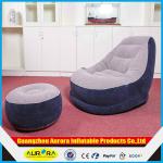 Factory price flocked inflatable chair sofa relax