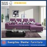 Solid wood frame sofa/chesterfield sofa/pink fabric sofa