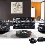 Black leather recliner chair parts