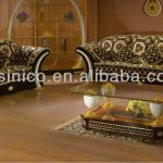Black fabric wooden European style clasical Home Living room sofa set,MOQ:1SET(BF02-B6011)