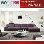 2013 popular purple furniture leather chaise leather recliner chair(WQ6881)
