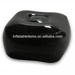 black inflatable bubble ottoman